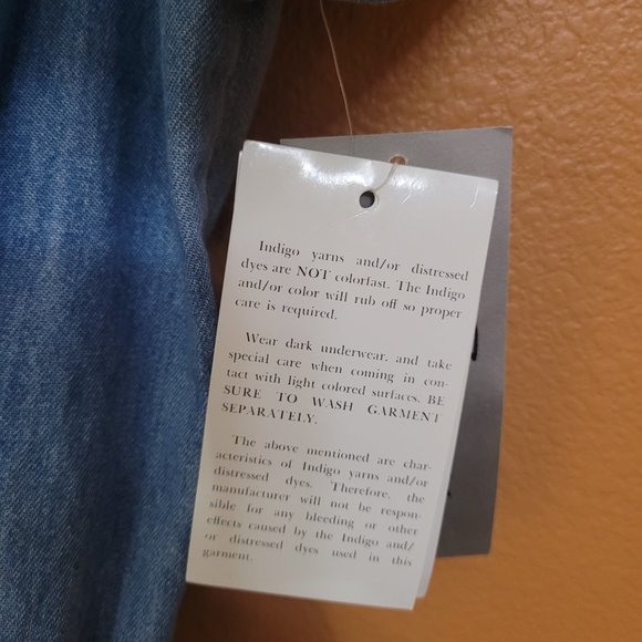 Long Sleeve Vintage Denim Dress Size 12 - Picture 7 of 14